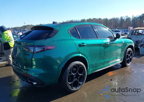 2024 Alfa Romeo Stelvio Quadrifoglio Carbon Awd from USA, damaged, VIN ZASPAKEV4R7D93444